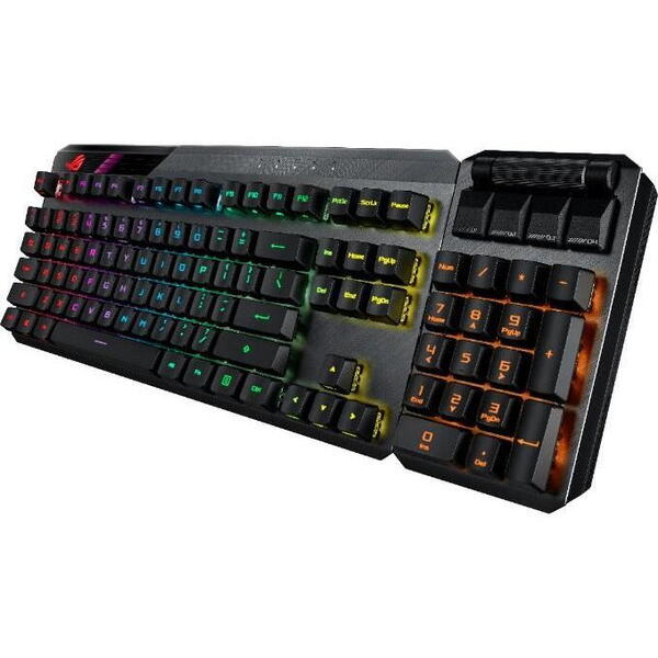 Tastatura gaming Asus ROG Claymore II ROG RX Red neagra iluminare RGB