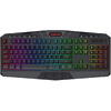 Tastatura gaming Redragon Harpe neagra iluminare RGB