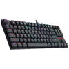 Tastatura gaming Redragon APS TKL neagra iluminare RGB switch-uri albastre