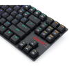 Tastatura gaming Redragon APS TKL neagra iluminare RGB switch-uri albastre