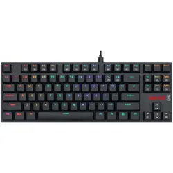 APS TKL neagra iluminare RGB switch-uri albastre