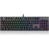 Tastatura gaming Redragon mecanica Bluetooth cu fir si wireless Apas Pro neagra iluminare RGB