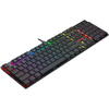 Tastatura gaming Redragon mecanica Bluetooth cu fir si wireless Apas Pro neagra iluminare RGB