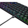 Tastatura gaming Redragon mecanica Bluetooth cu fir si wireless Apas Pro neagra iluminare RGB