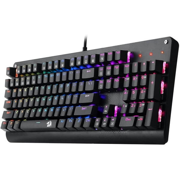 Tastatura gaming Redragon Sani neagra iluminare RGB