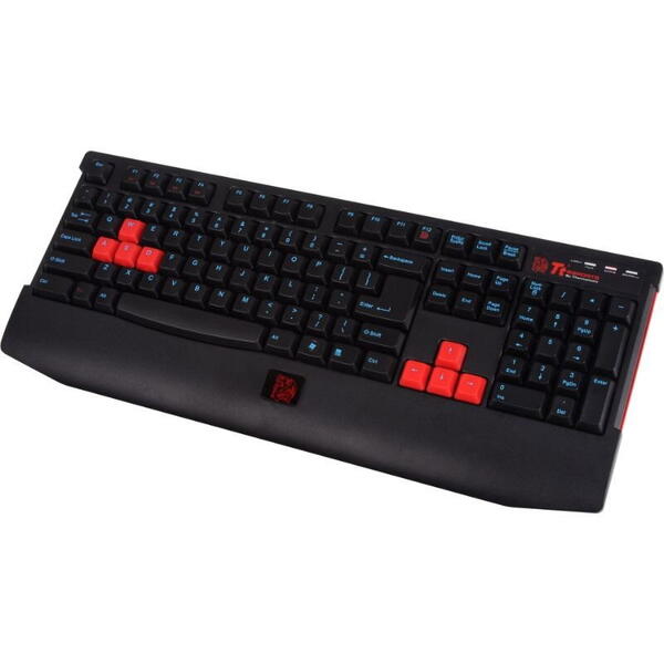 Tastatura gaming Thermaltake Tt eSports Knucker neagra Open Box