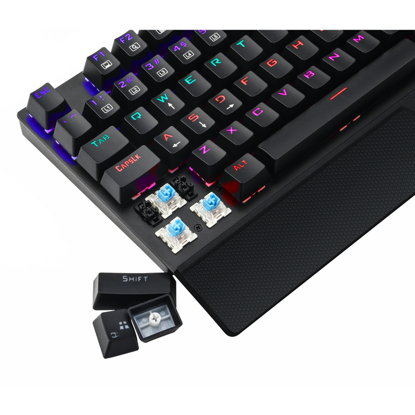 Tastatura gaming T-Dagger Destroyer Rainbow neagra
