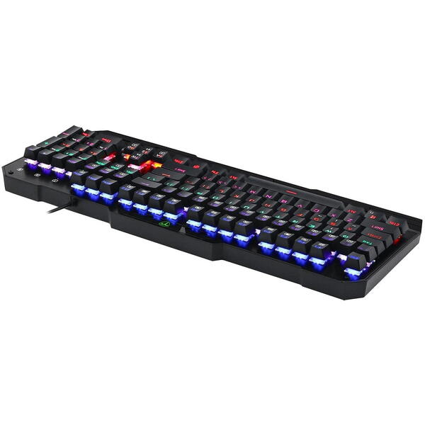 Tastatura gaming T-Dagger Battleship Rainbow neagra