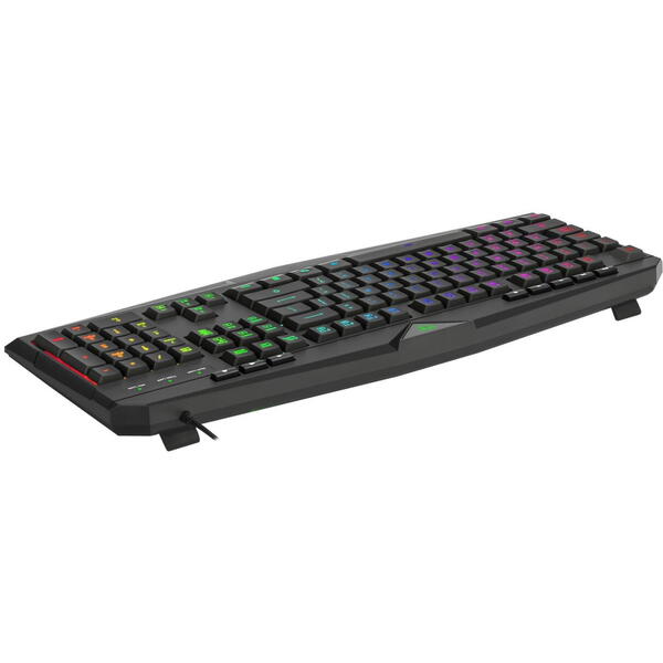 Tastatura gaming T-Dagger Submarine neagra iluminare RGB