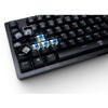 Tastatura gaming T-Dagger Bermuda neagra iluminare Ice-Blue switch-uri albastre