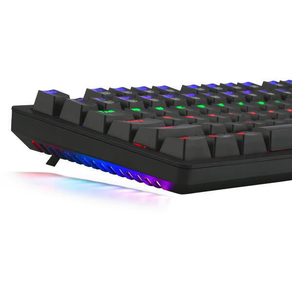 Tastatura gaming T-Dagger Bermuda iluminare rainbow