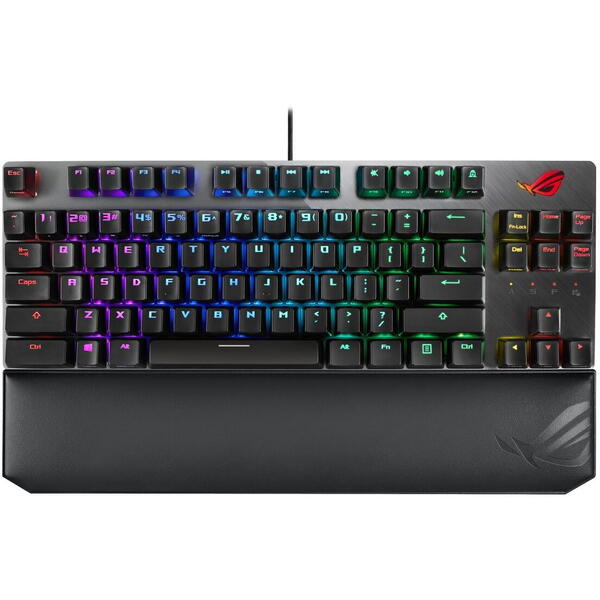 Tastatura gaming Asus ROG Strix Scope NX TKL Deluxe ROG NX Red neagra