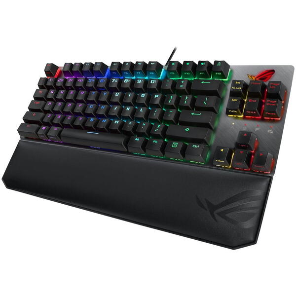 Tastatura gaming Asus ROG Strix Scope NX TKL Deluxe ROG NX Red neagra