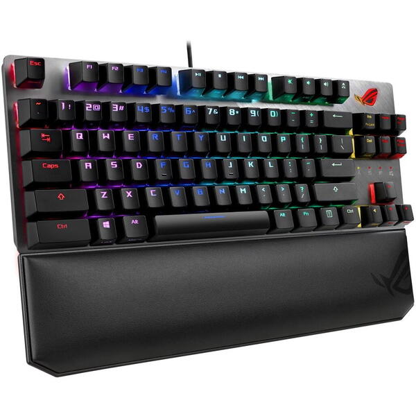 Tastatura gaming Asus ROG Strix Scope NX TKL Deluxe ROG NX Red neagra