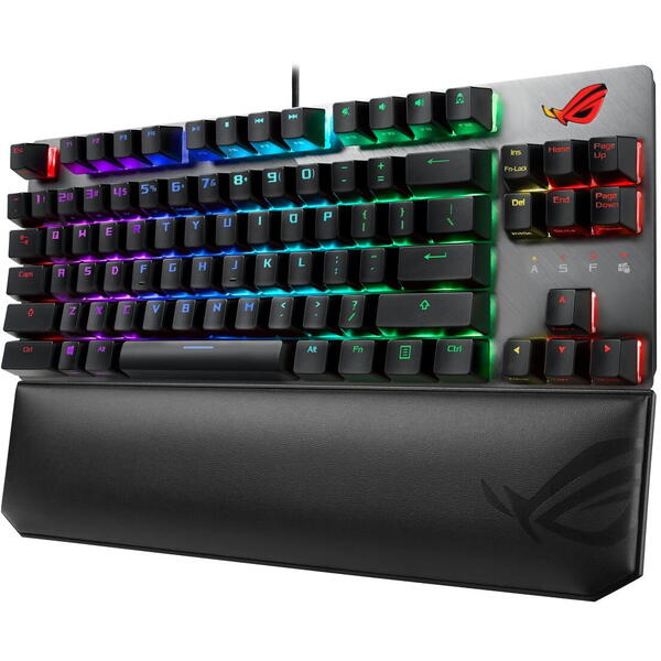 Tastatura gaming Asus ROG Strix Scope NX TKL Deluxe ROG NX Red neagra