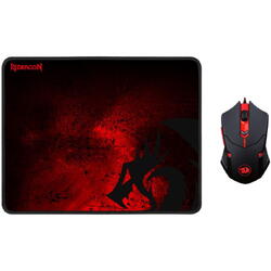 Kit mouse si mousepad gaming Redragon M601