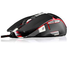 Mouse gaming Riotoro Aurox negru iluminare RGB