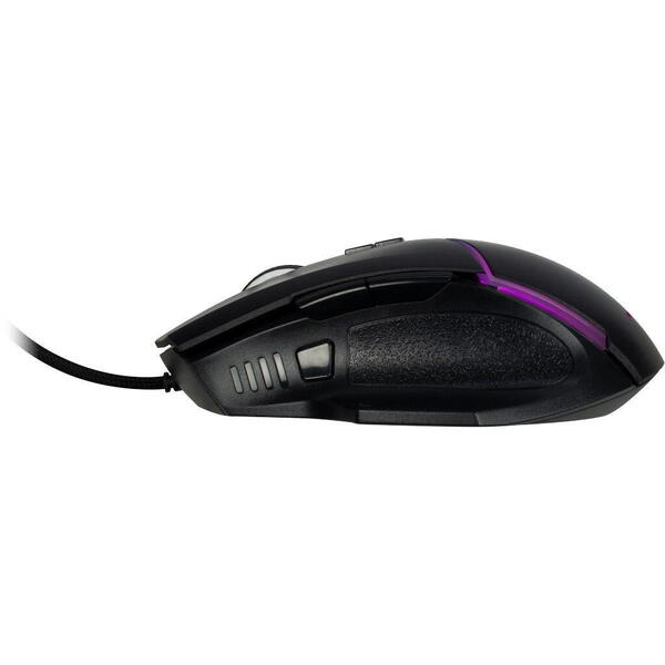 Mouse gaming Inter-Tech Mouse gaming NitroX GT-100 iluminare RGB negru