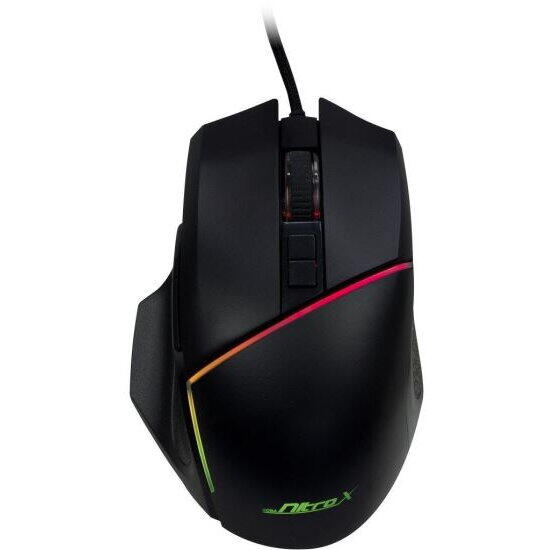 Mouse gaming Inter-Tech Mouse gaming NitroX GT-100 iluminare RGB negru