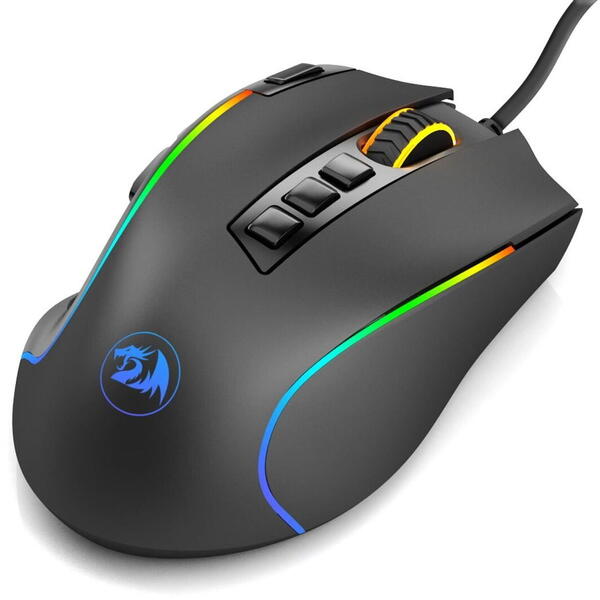 Mouse gaming Mouse gaming Redragon Predator negru iluminare RGB