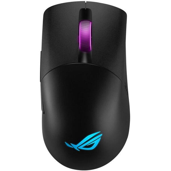 Mouse gaming Mouse gaming wireless bluetooth si cu fir ASUS ROG Keris negru iluminare RGB