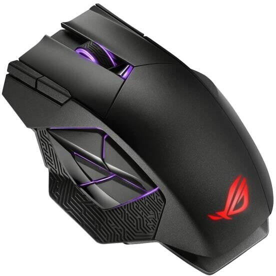 Mouse gaming Mouse wireless si cu fir gaming ASUS ROG Spatha X negru