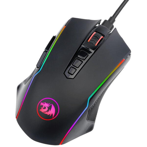 Mouse gaming Mouse gaming wireless Redragon Ranger Lite negru iluminare RGB