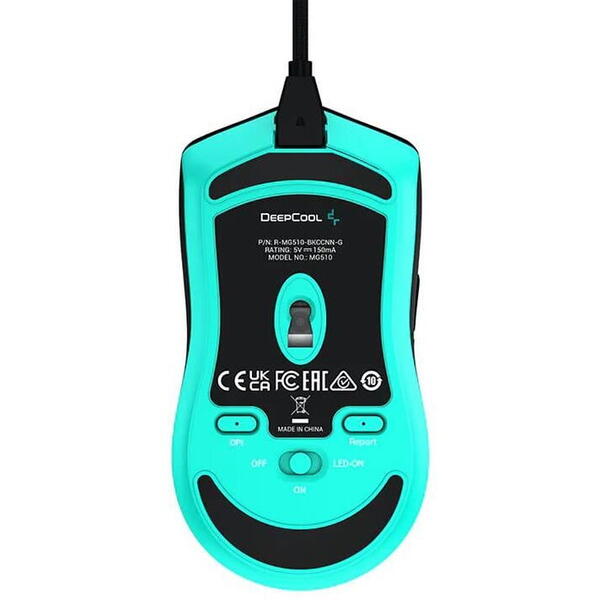 Mouse gaming Mouse gaming wireless si cu fir Deepcool MG510 iluminare RGB negru