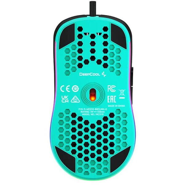 Mouse gaming Mouse gaming Deepcool MC310  iluminare aRGB negru