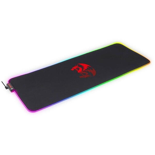 Mouse Pad Gaming Redragon Neptune negru iluminare RGB