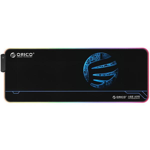 Mouse Pad Orico FSD-15 negru iluminare RGB