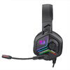 Casti gaming Casti Redragon Ajax iluminare RGB negre