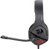 Casti gaming Redragon Theseus Black