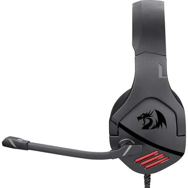 Casti gaming Redragon Theseus Black