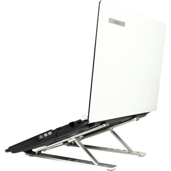 Stand laptop Inter-Tech NBS-200 pliabil din aluminiu