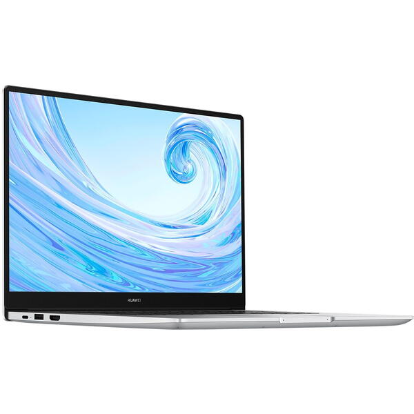 Laptop Huawei MateBook D 15, 15.6 inch FHD IPS, Intel Core i5-1135G7, 8GB DDR4, 512GB SSD, Intel Iris Xe, Win 11 Home, Silver