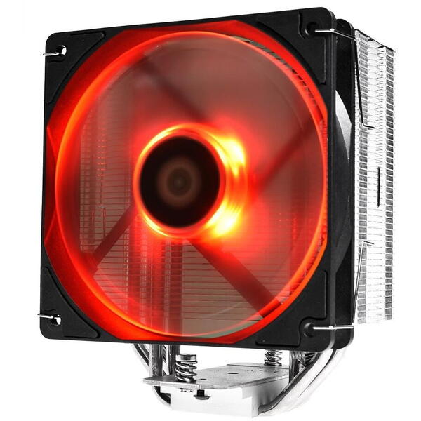 Cooler Cooler procesor ID-Cooling SE-224-XT iluminare rosie