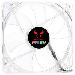 Ventilator Riotoro Cross-X Clear Classic 120mm iluminare albastra