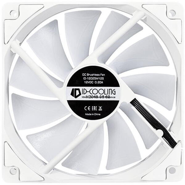 Ventilator PC Ventilatore ID-Cooling XF-12025 120mm Snow iluminare RGB