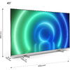Televizor LED Philips Smart TV 43PUS7556/12 108cm 4K UHD HDR Argintiu