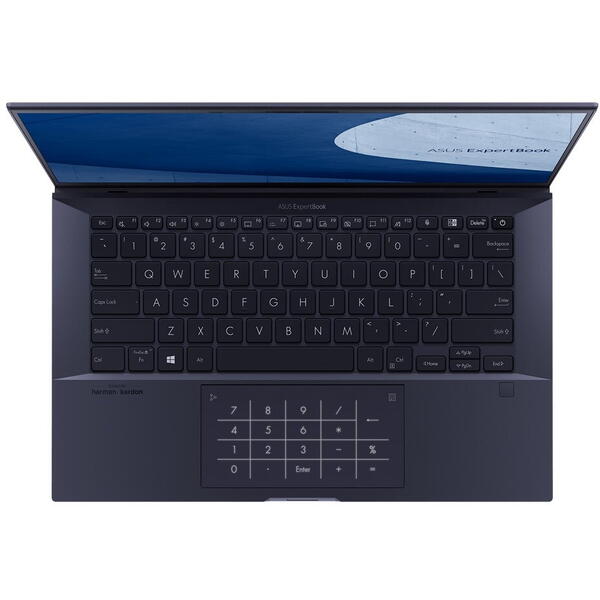 Laptop Asus ExpertBook P2 P2451FA, 14 inch FHD, Intel Core i5-10210U, 8GB DDR4, 512GB SSD, Intel UHD, Free DOS, Black