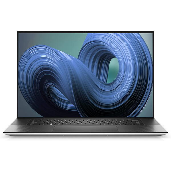 Laptop Dell XPS 17 9720,17.0 inch UHD+ InfinityEdge Touch, Intel Core i7-12700H, 32GB RAM DDR5, 1TB SSD, GeForce RTX 3060 6GB, Win 11 Pro, Platinum Silver, 3Yr NBD