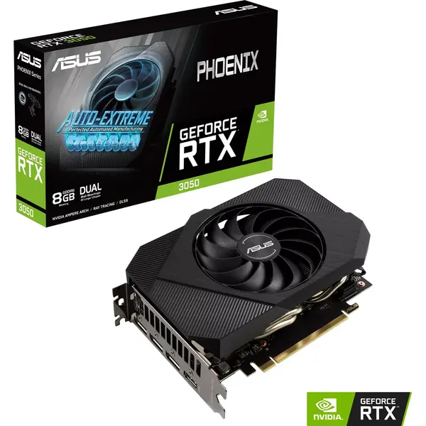 Placa video Asus GeForce RTX 3050 PHEONIX LHR 8GB GDDR6 128 bit