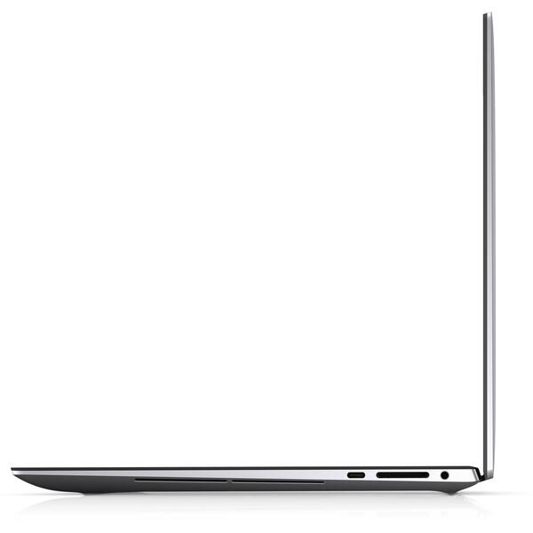 Laptop Dell Precision 5550, 15.6 inch FHD+, Intel Core i7-10750H, 16GB RAM, 256GB SSD, nVidia Quadro T1000 4GB, Windows 10 Pro, Gray