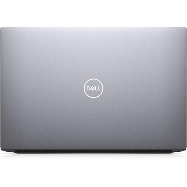 Laptop Dell Precision 5550, 15.6 inch FHD+, Intel Core i7-10750H, 16GB RAM, 256GB SSD, nVidia Quadro T1000 4GB, Windows 10 Pro, Gray