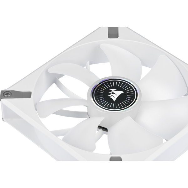 Ventilator PC Corsair iCUE ML140 RGB ELITE White Magnetic Levitation RGB 140mm Dual Fan Pack