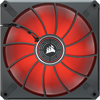 Ventilator PC Corsair ML140 LED ELITE Magnetic Levitation Red LED 140mm, Negru