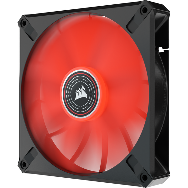 Ventilator PC Corsair ML140 LED ELITE Magnetic Levitation Red LED 140mm, Negru