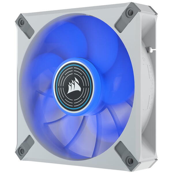 Ventilator PC Corsair ML120 LED ELITE White Magnetic Levitation Blue LED 120mm, Alb