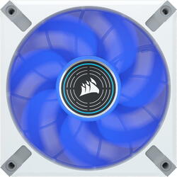 Ventilator PC Corsair ML120 LED ELITE White Magnetic Levitation Blue LED 120mm, Alb